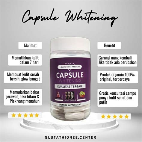 Jual Kapsul Pemutih Kulit Capsule Whitening Pemutih Kulit Badan Dan