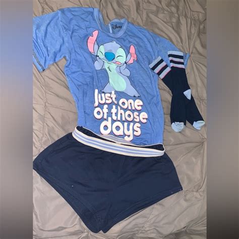 Disney Intimates Sleepwear Disneys Lilo And Stitch Matching Pjs