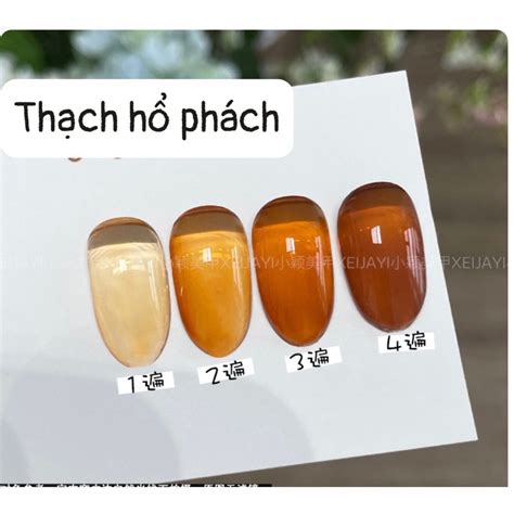 Sơn gel Thạch nude sữa chua Các màu sơn lẻ phụ kiện làm nail cần có đèn hơ Shopee Việt Nam