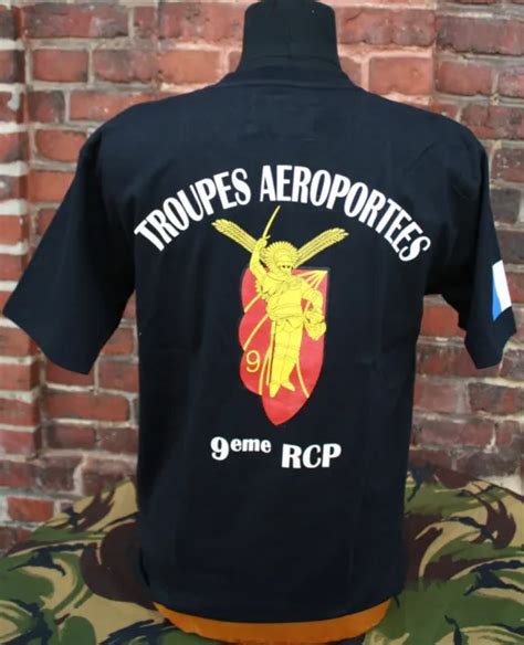 TEE SHIRT 9ÈME RCP 9ème régiment de chasseur parachutiste EUR 15 00