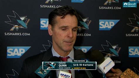 Sharks Loss To Blue Jackets Felt Like Pond Hockey David Quinn States