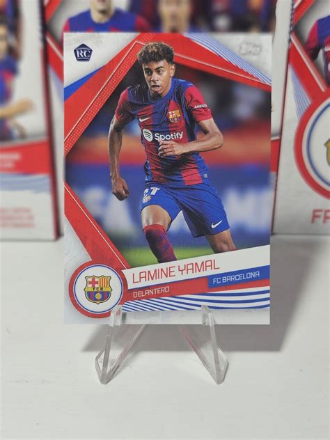 Lamine Yamal Rookie Card Topps FC Barcelona Fan Set 2023 2024 สถาน