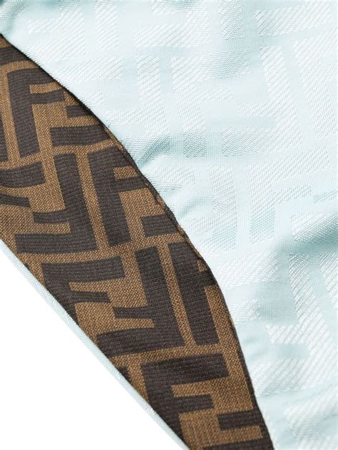 Ff Logo Print Reversible Bikini Set Fendi Eraldo Kr