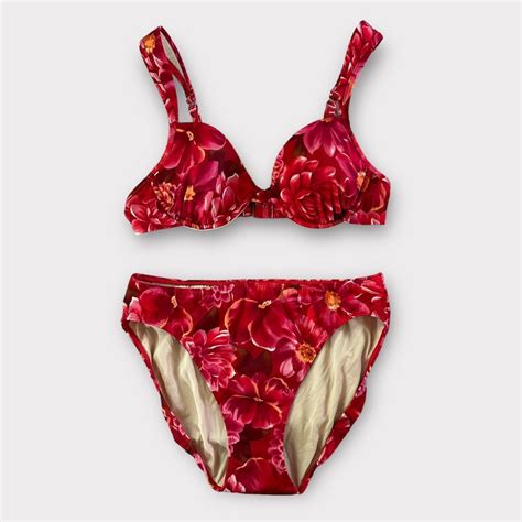 Vintage Y K Matching Bikini Swimsuit Set Comes With Depop