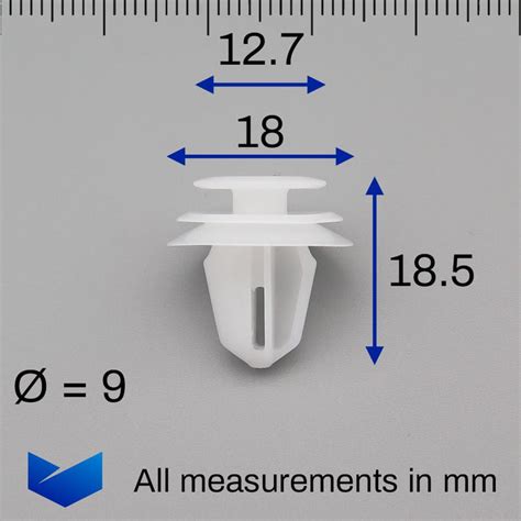 Interior Trim Panel Moulding Clip, Kia 823152P000 — VehicleClips