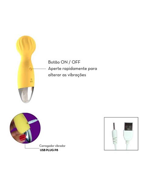 Mini massageador varinha mágica Aline Lingerie