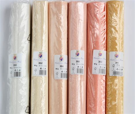 90g Crepe Paper By Cartotecnica Rossi 150x50cm Quality Medium Weight