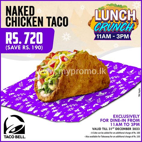 Get Naked Chicken Taco Starting At Rs At Taco Bell
