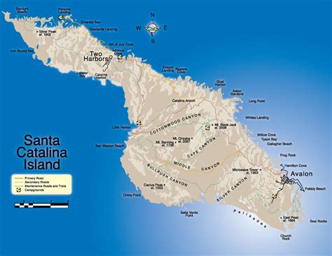 Fishing Map Of Catalina Island Printable Maps Online