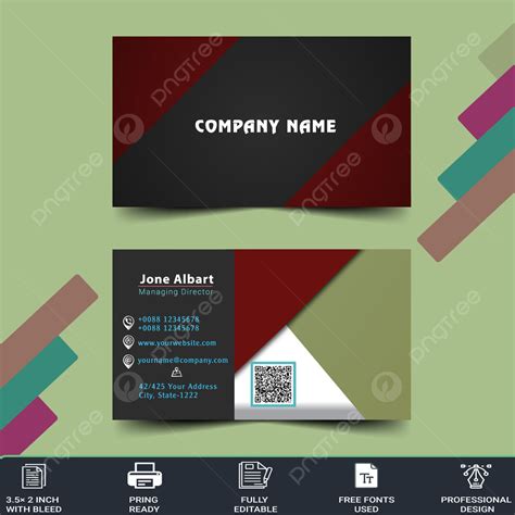 Corporate Company Business Card Template Template Download On Pngtree