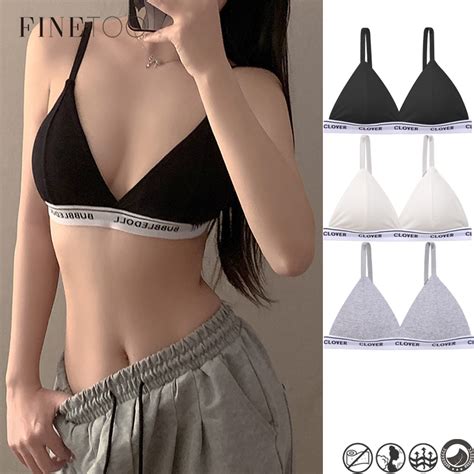FINETOO Sexy Push Up Bra For Women Sports Shock Proof Underwear Antibacterial Lingerie Shopee