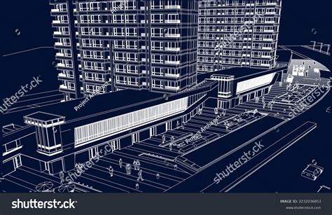 367 Shopping Mall Blueprint Images Stock Photos And Vectors Shutterstock