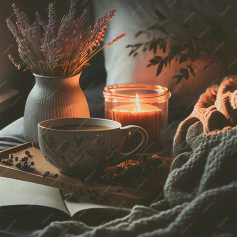 Premium Photo | Cozy winter morning at home with hot coffee warm