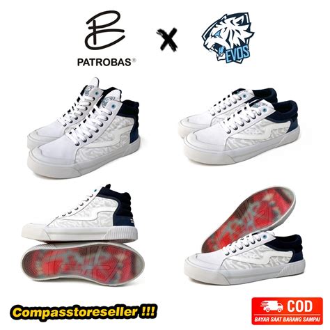 Jual Patrobas X Evos White High Low Original Shopee Indonesia