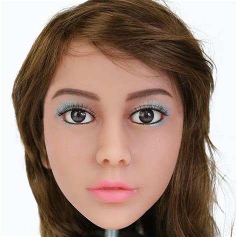 2017 Newest Top Quality Head 56 Big Doll S Head Tan Skin Sex Doll Head For Silicone Sex Doll