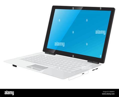 Notebook computer vector vectors Stock Vector Images - Alamy