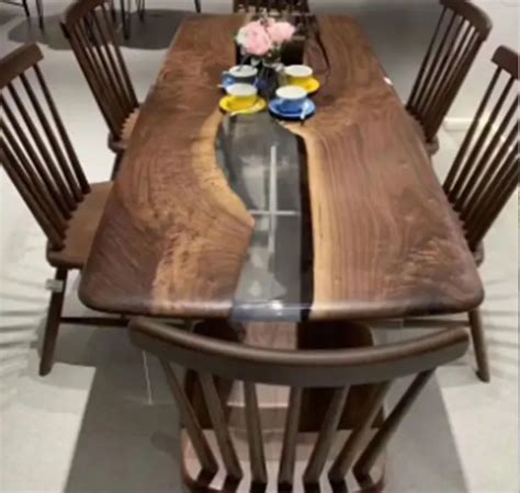 Factory Wholesale Live Edge Wood Slabs Natural Wood Dining Table Solid