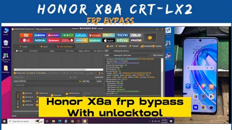 Honor X A Crt Lx Frp Bypass With Unlocktool Ibypassnepal Youtube