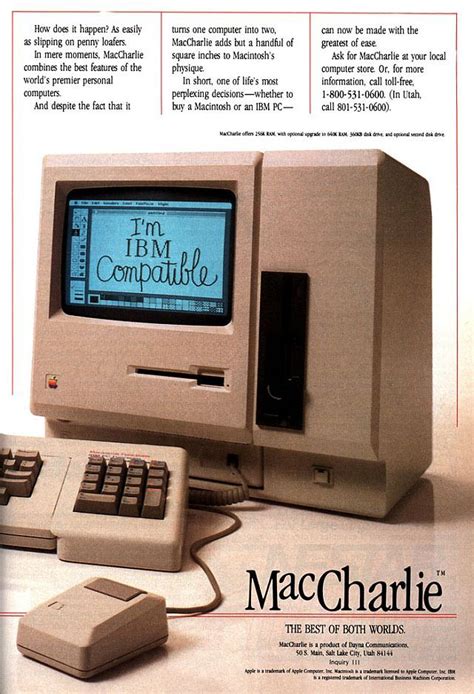 1985 Maccharlie Apple Computer Old Computers Computer
