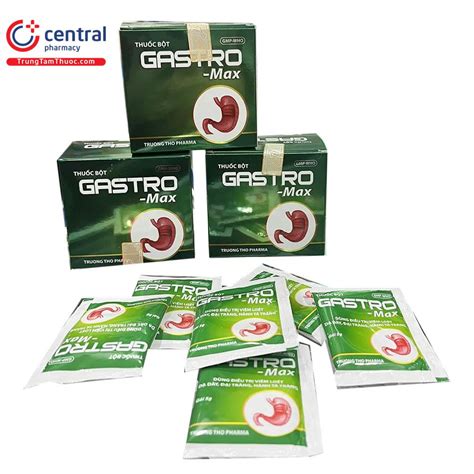 [CHÍNH HÃNG] Thuốc bột Gastro Max điều trị viêm loét dạ dày-tá tràng