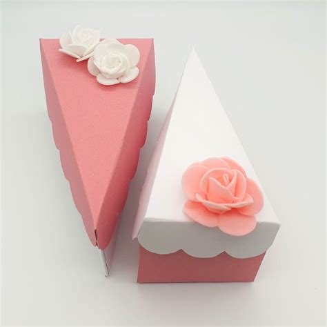 6x Individual Cake Slice Boxes Hand Made Bespoke T Etsy