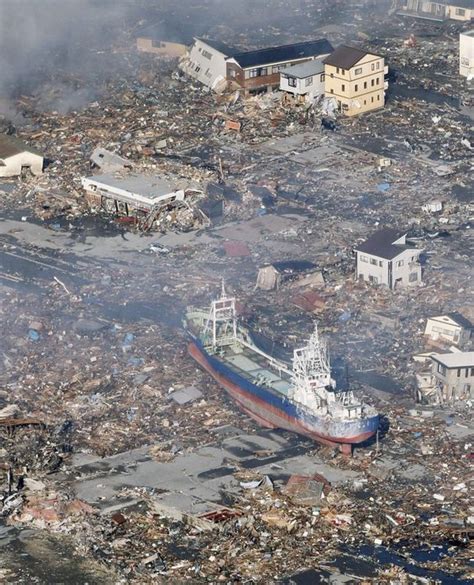 Japan In 2011 After A Tsunami Hit Leaving Over 15000 Dead 5000