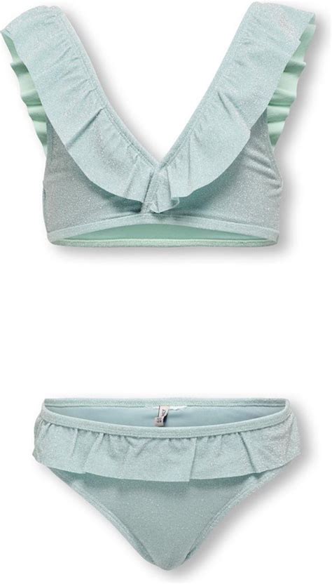 ONLY KOGMALIBU GLITTER BIKINI SET ACC Meisjes Bikini Maat 134 140 Bol