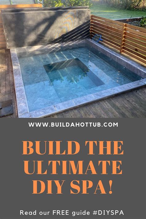 How To Build A Diy Spa Diy Spa Swim Spa Diy Hot Tub