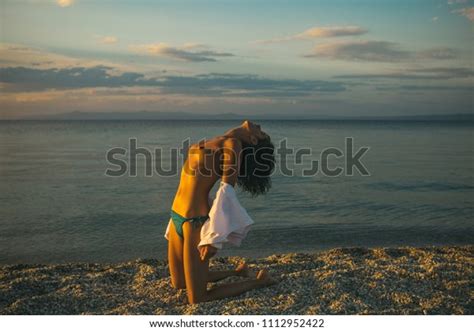 Sexy Brunette Woman Posing Naked On Stock Photo Shutterstock