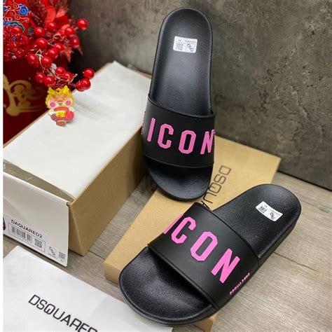 Slides Dsquared Icon En Ch H Ng D P Dsquared Icon Hot Shopee Vi T Nam