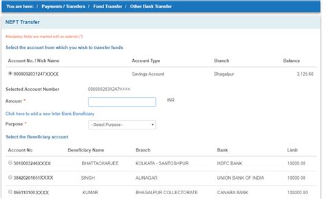 SBI NEFT Charges, Timings, Form, Credit Card Payment, Limit, Transfer