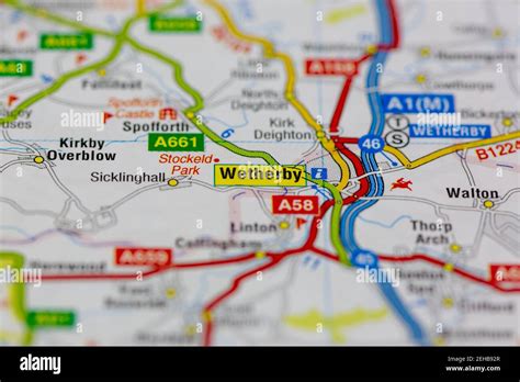Map Of Harrogate And Surrounding Villages Beulah Sallyann
