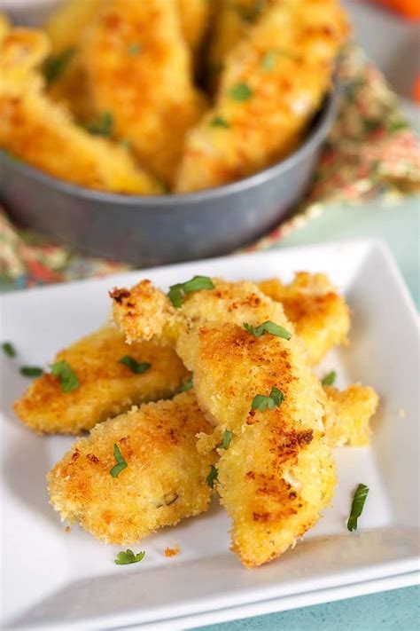 Easy Oven Baked Chicken Tenders Recipe - The Suburban Soapbox