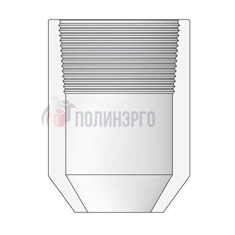 Бобышка резьбовая 1/2″ ( DN 10мм) NPT-F ASME B16.11 (углеродистая сталь ...