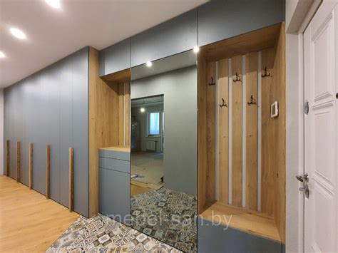 Шкаф-купе в прихожую с открытой частью и зеркалом: продажа, цена в ...