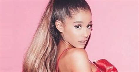 Ariana Grande S Hottest Snaps Skimpy Lingerie Tiny Leotards And Bottomless Display Daily Star
