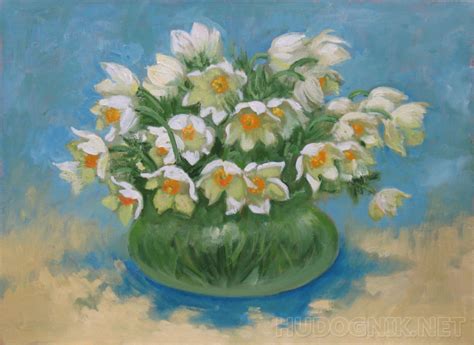 Картина Подснежники. Размеры: 40x30, Год: 2041, Цена: 7200 рублей ...