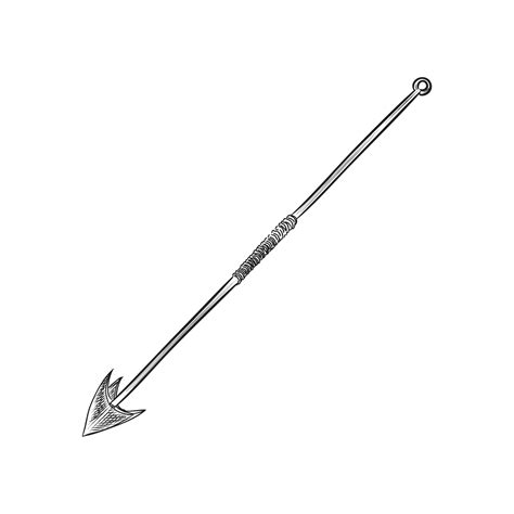 Vintage Illustration Of A Harpoon Download Free Vectors Clipart