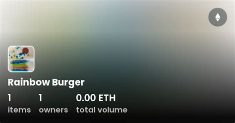 Rainbow Burger Collection Opensea
