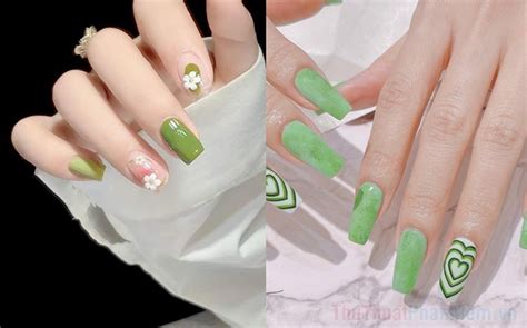 Top những kiểu nail xanh bơ hot nhất năm