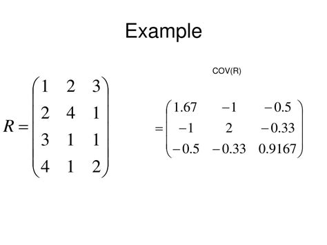 PPT - Covariance Matrix Applications PowerPoint Presentation, free download - ID:259210