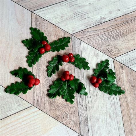 Holly Decorations Etsy