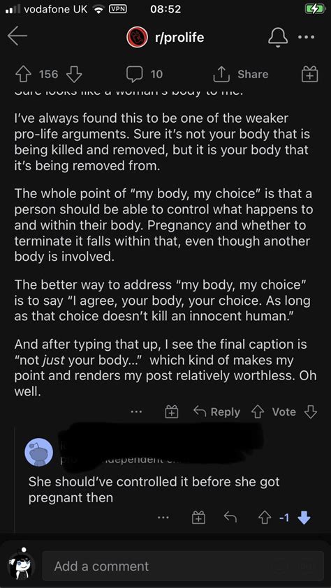 Prolifers Claim They Dont Shame Women Who Have Sex Then Theres This R Insaneprolife