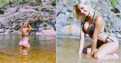 La Chica Del Bikini Negro Sol P Rez En Una Sesi N De Fotos Descomunal Infobae