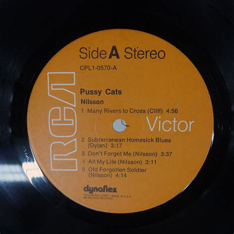 Yahoo オークション US盤 HARRY NILSSON PUSSY CATS RCA VICTOR CPL1