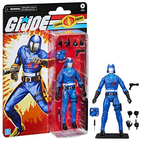 Gi Joe Classified Series Retro Cardback Cobra Commander Inch Scale