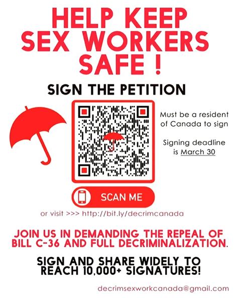 Add Your Name In Support Of Decriminalizing Sex Work R Ontario