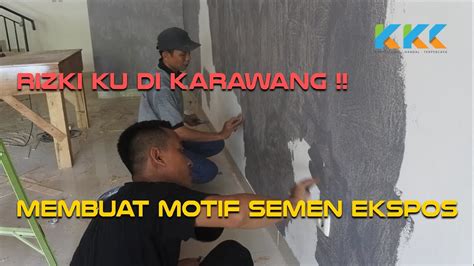 CARA MEMBUAT MOTIF SEMEN EKSPOS FRESCO STUCCO MOTIF SEMEN PART 2