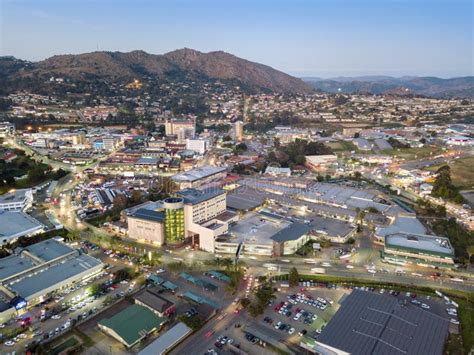 Centre-ville De Mbabane - Capitale Du Swaziland, Afrique Image stock