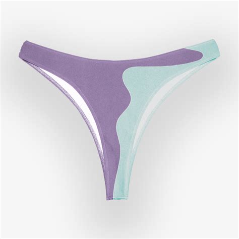 SLIPI Ženski Bikini Spodnji del Vijolična Modra Vizzor si